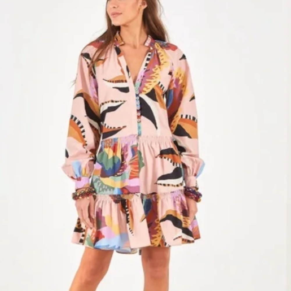 FARM Rio Lucy Floral Mini Dress size Small